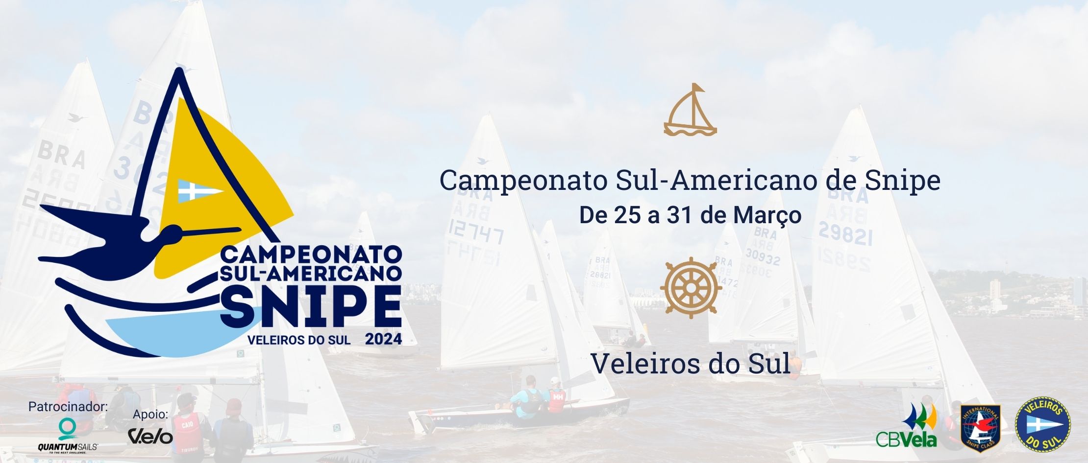 Campeonato Sul-Americano de Snipe 2024: Prazo de inscrições com desconto prorrogado! 