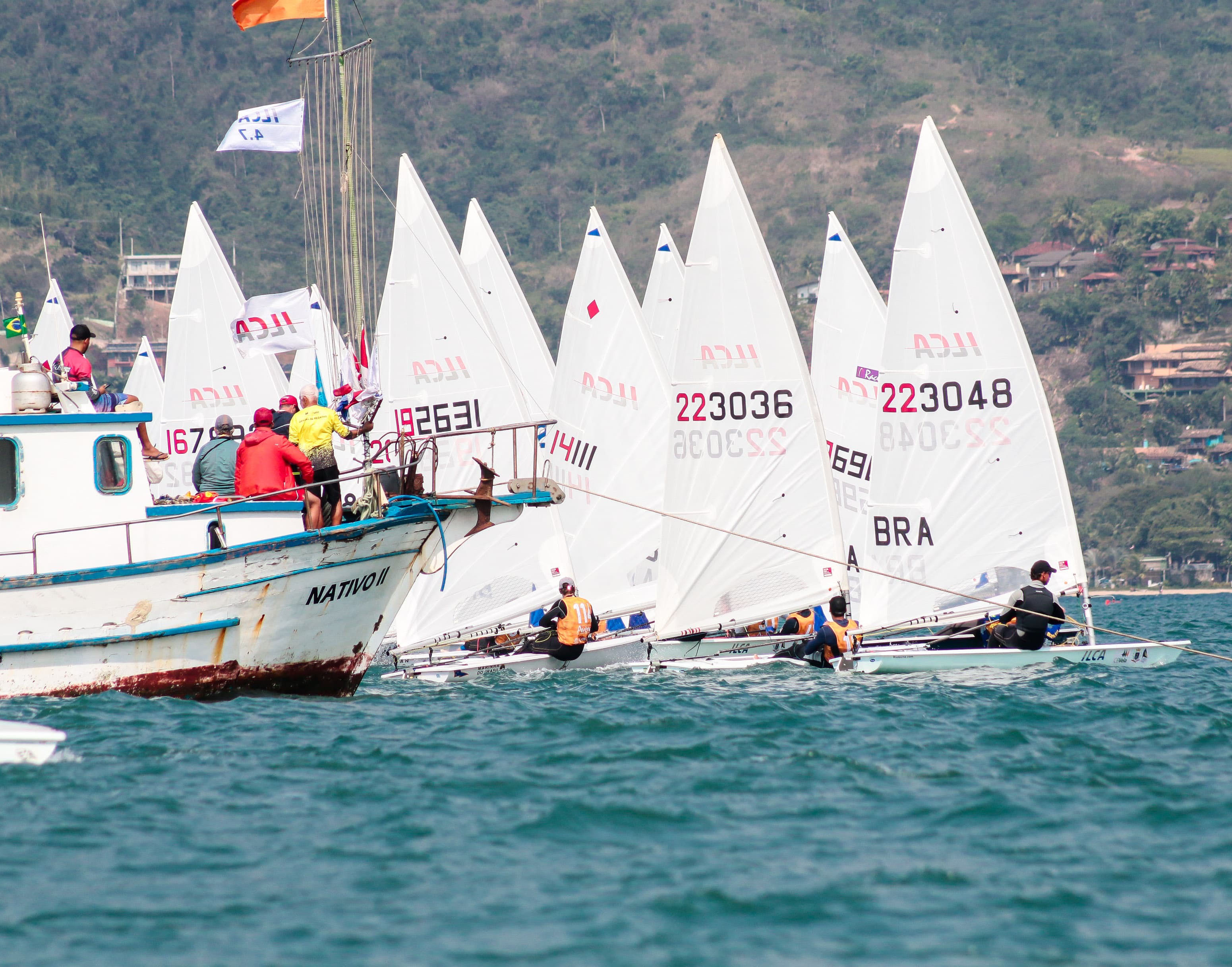 Confira os resultados da Vela Jovem no segundo dia da Copa Brasil de Vela 2024