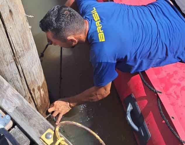 VDS reforça cuidado e troca nas amarras dos barcos