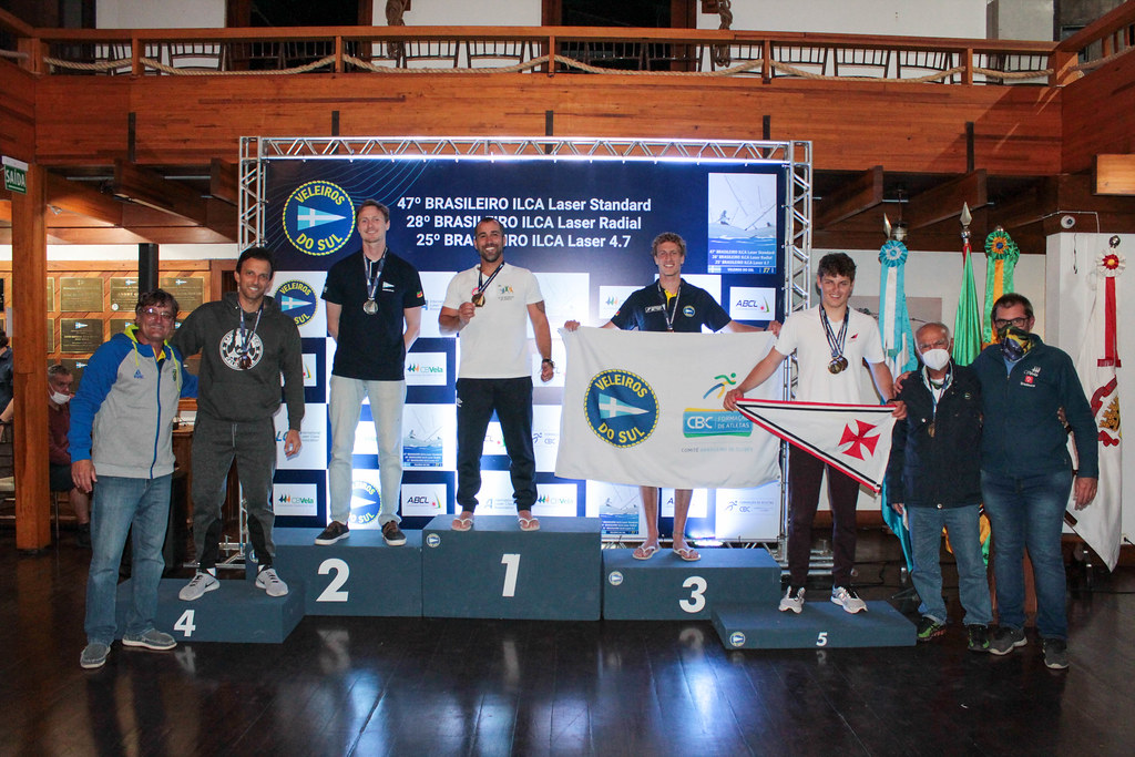 Cerimônia de Premiação do Campeonato Sul-Brasileiro da Classe ILCA Laser